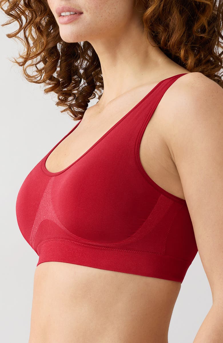 Wacoal B-Smooth<sup>®</sup> Seamless Bralette, Alternate, color, Regina Red