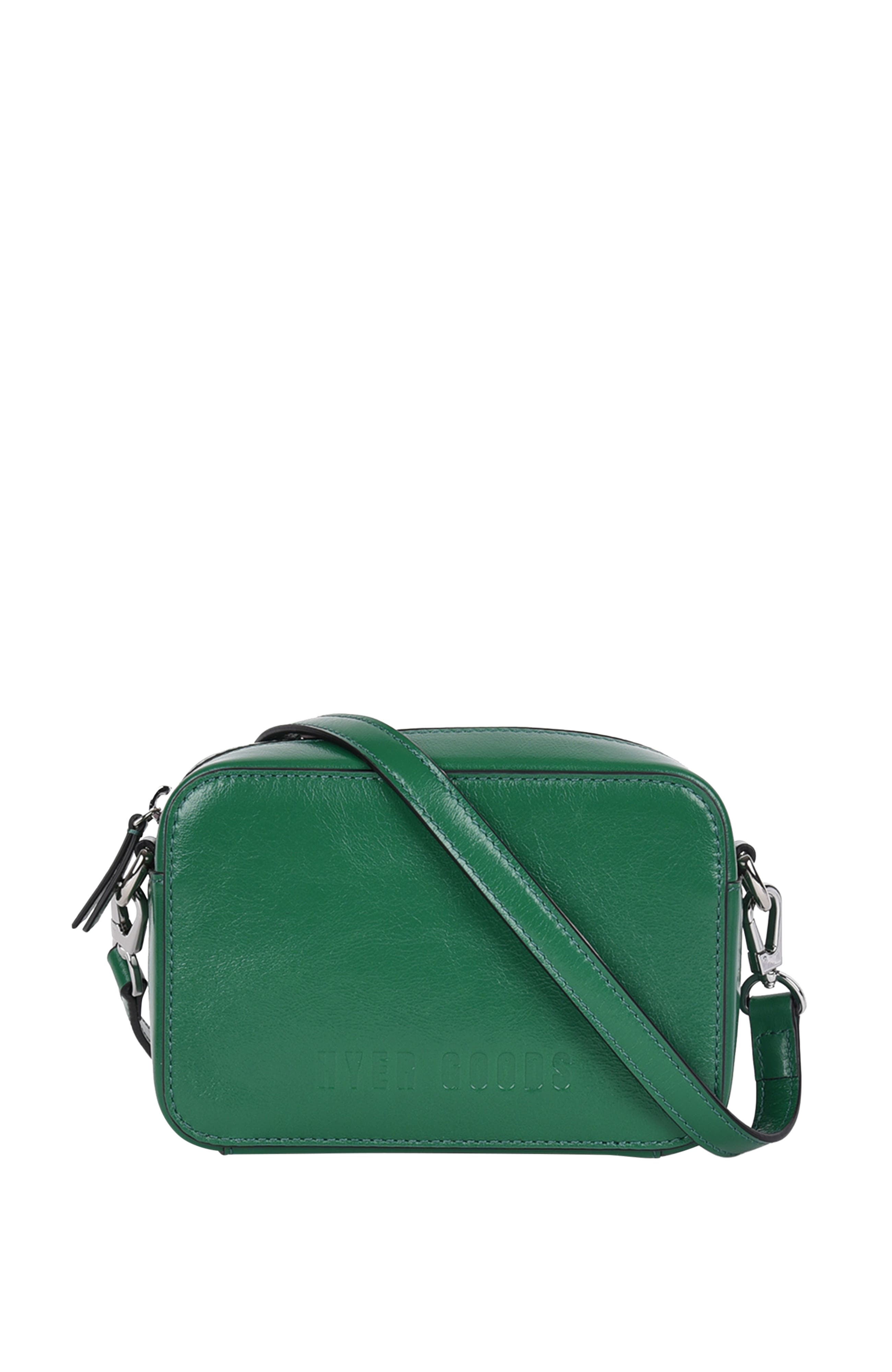 HYER GOODS Upcycled Leather Crossbody Camera Bag, Main, color, 