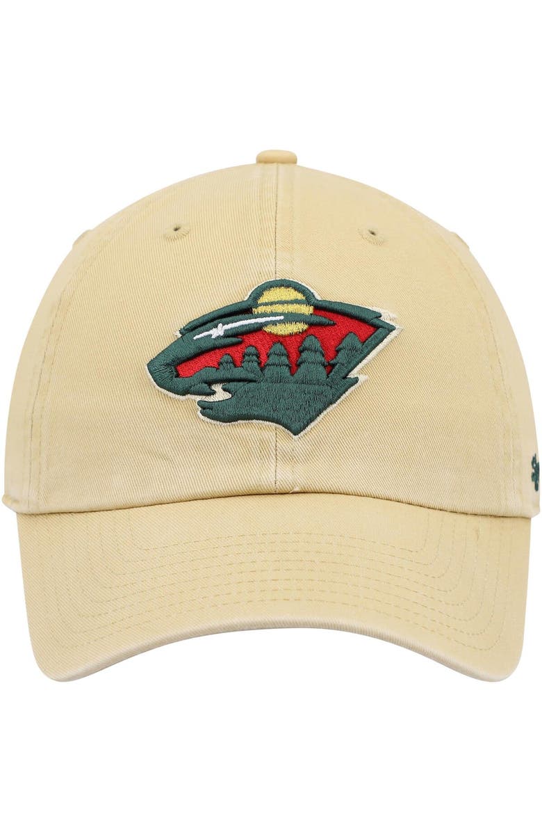 '47 Men's '47 Gold Minnesota Wild Clean Up Adjustable Hat, Alternate, color, 