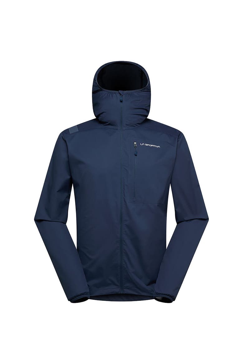 Wall Breeze Stretch Jacket - Men's, Alternate, color, Night Sky/Chalk