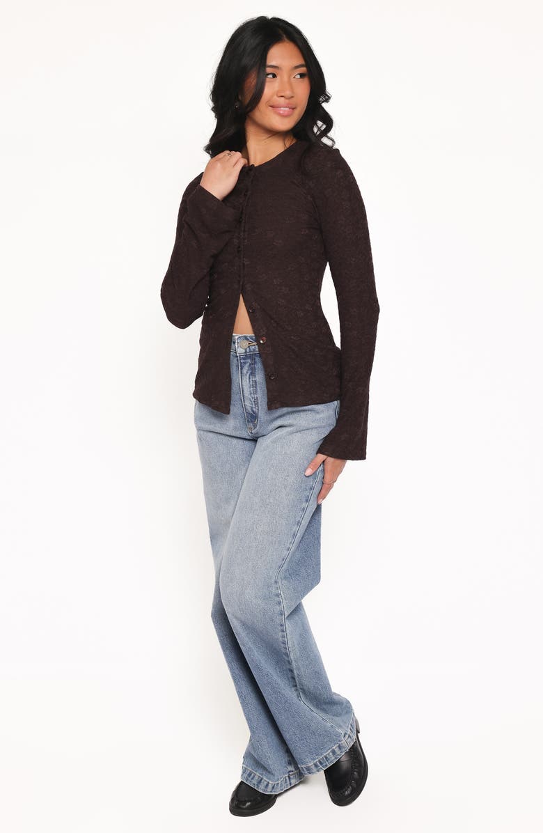 Petal & Pup Juno Button-Up Top, Alternate, color, Brown