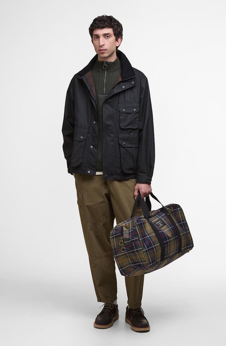 Barbour Torridon Tartan Flight Holdall Duffle Bag, Alternate, color, Classic Tartan
