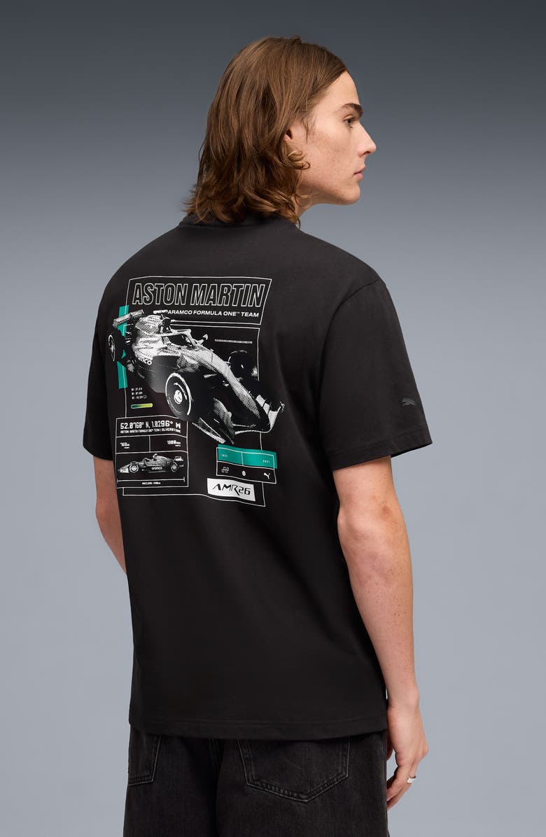 PUMA AMF1 Cotton Graphic T-Shirt, Alternate, color, Puma Black