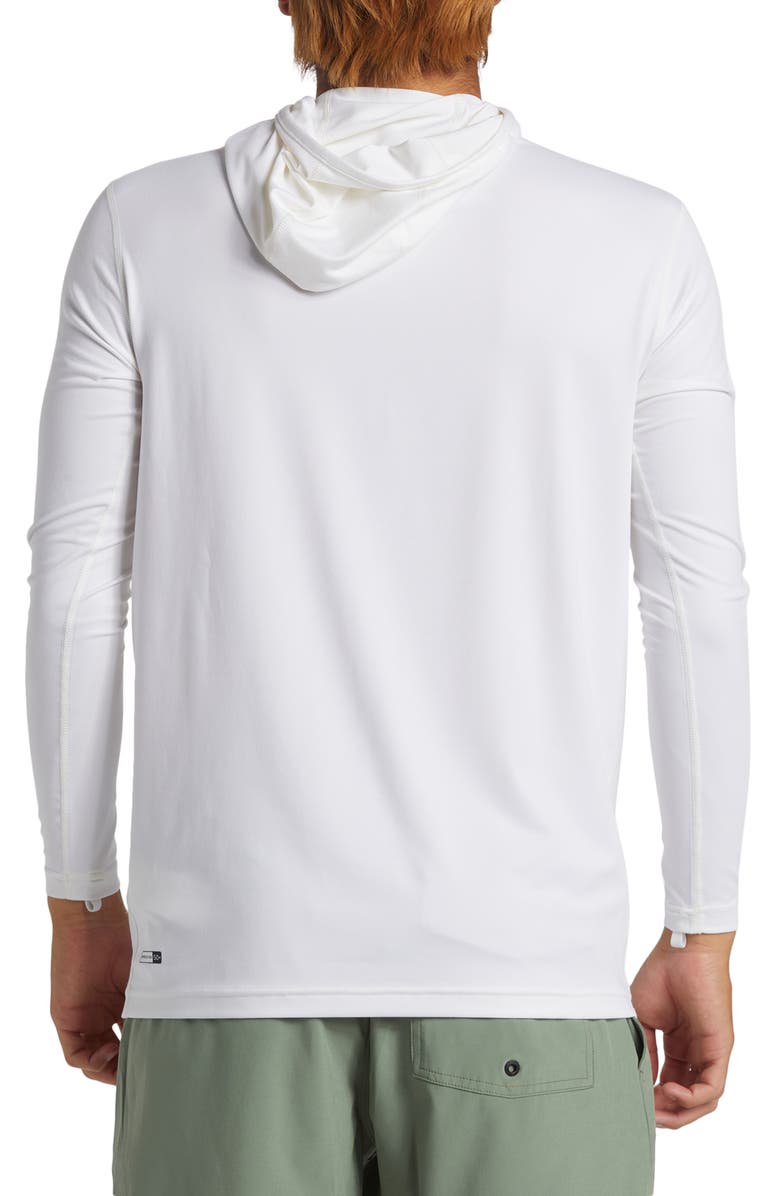Quiksilver Everyday Surf Long Sleeve Hooded Rashguard, Alternate, color, White