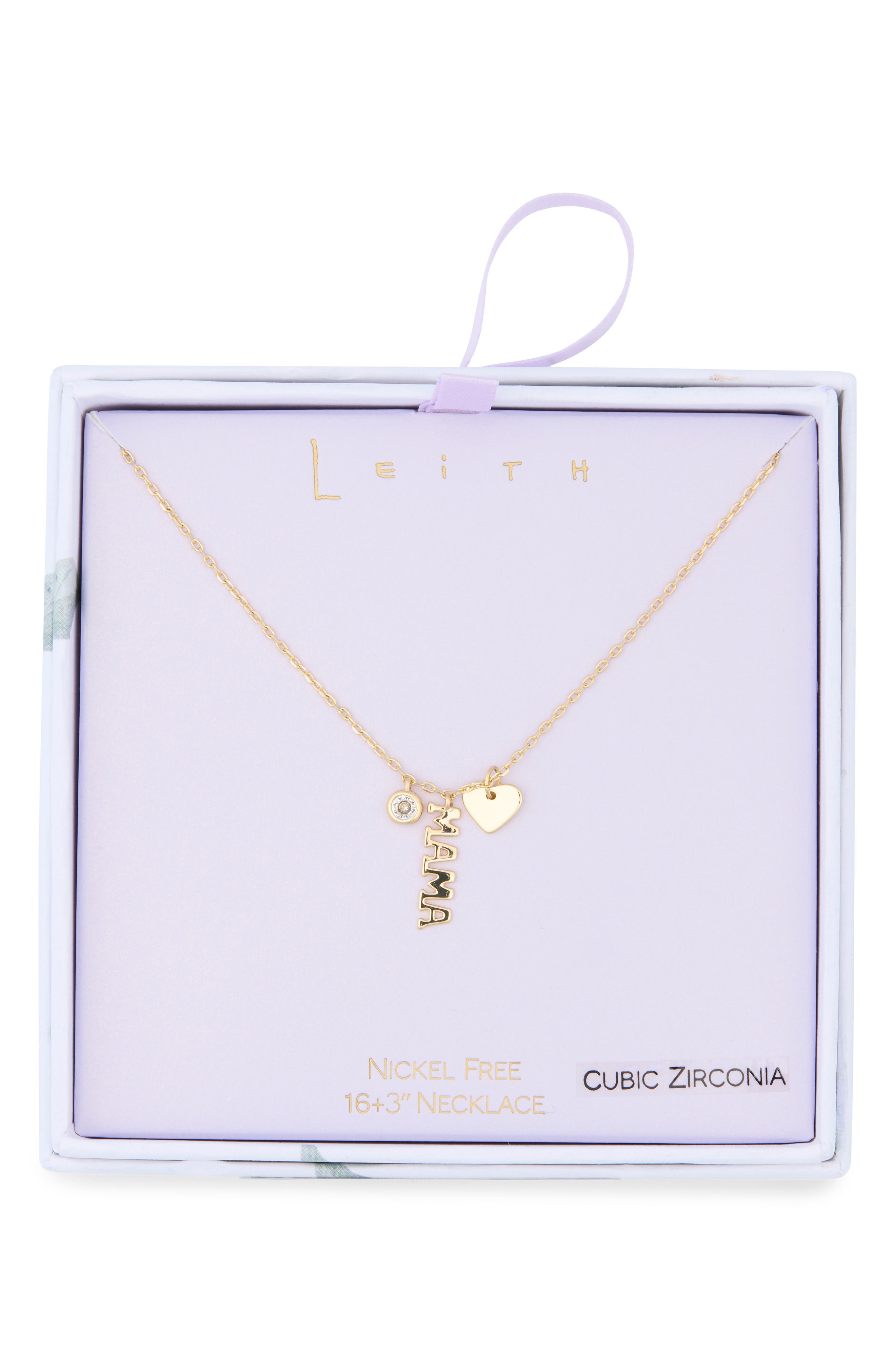 Leith Mama Charm Necklace