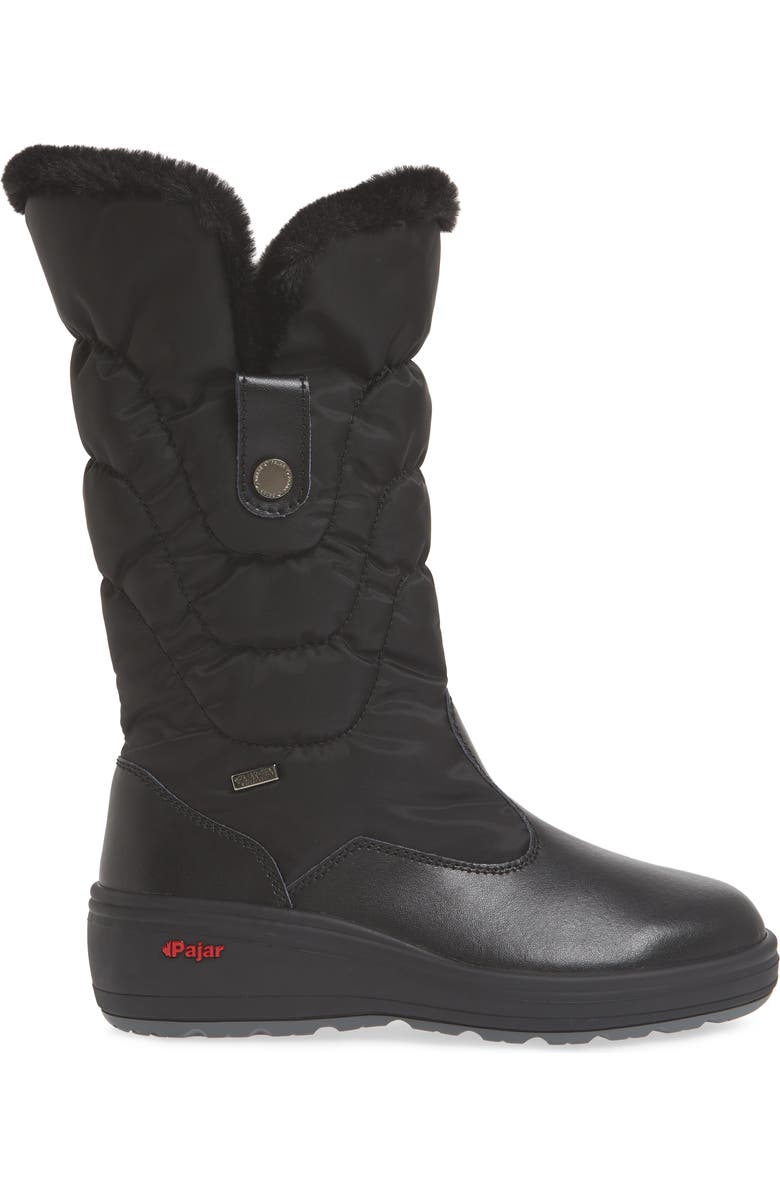 Pajar Waterproof Boot with Faux Fur Cuff, Alternate, color,