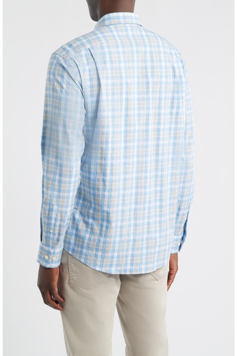 Jacobson Plaid Everyday Performance Button-Up Shirt, Alternate, color, MYSTIC