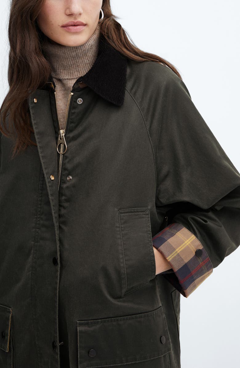 MANGO Waxed Effect Jacket, Alternate, color, 