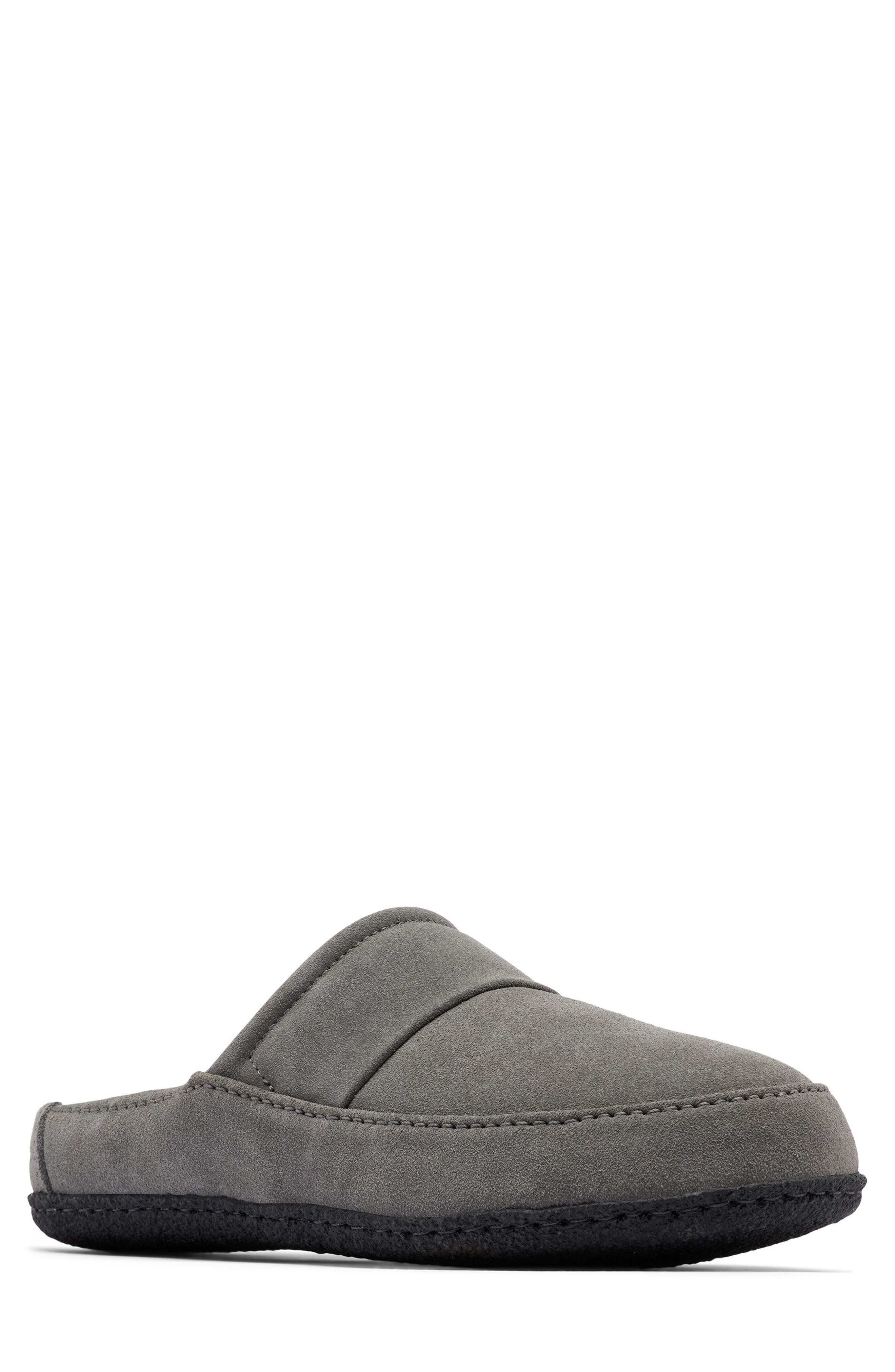 SOREL Falcon Ridge II Faux Fur Lined Scuff Slipper, Main, color, 