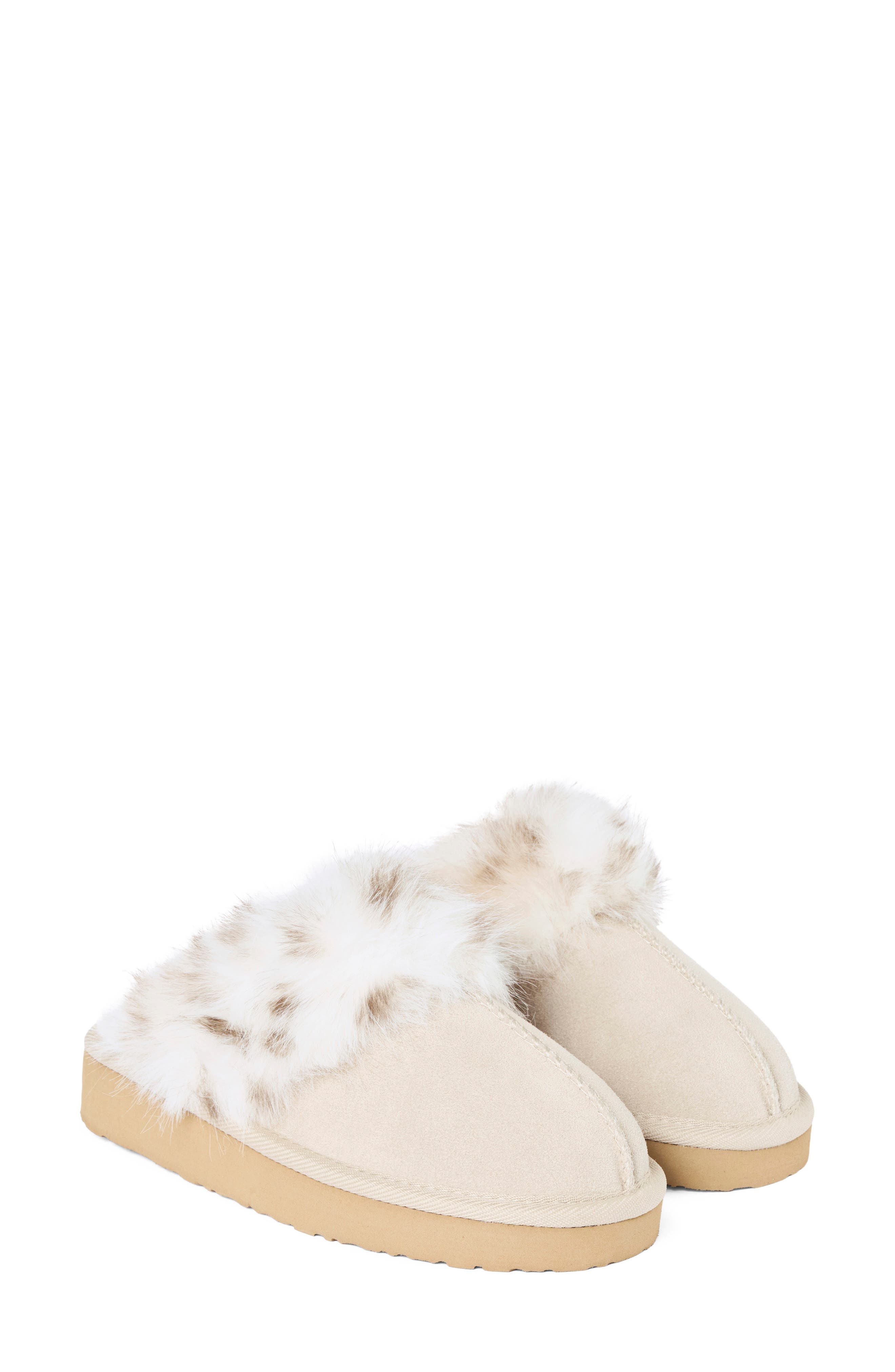 Chesney Hi Scuff Slipper, Alternate, color, STONE LEOPARD