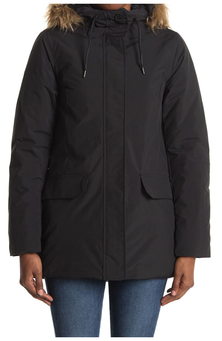 Helly Hansen Classic Faux Fur Trim Hooded Insulated Parka, Alternate, color,