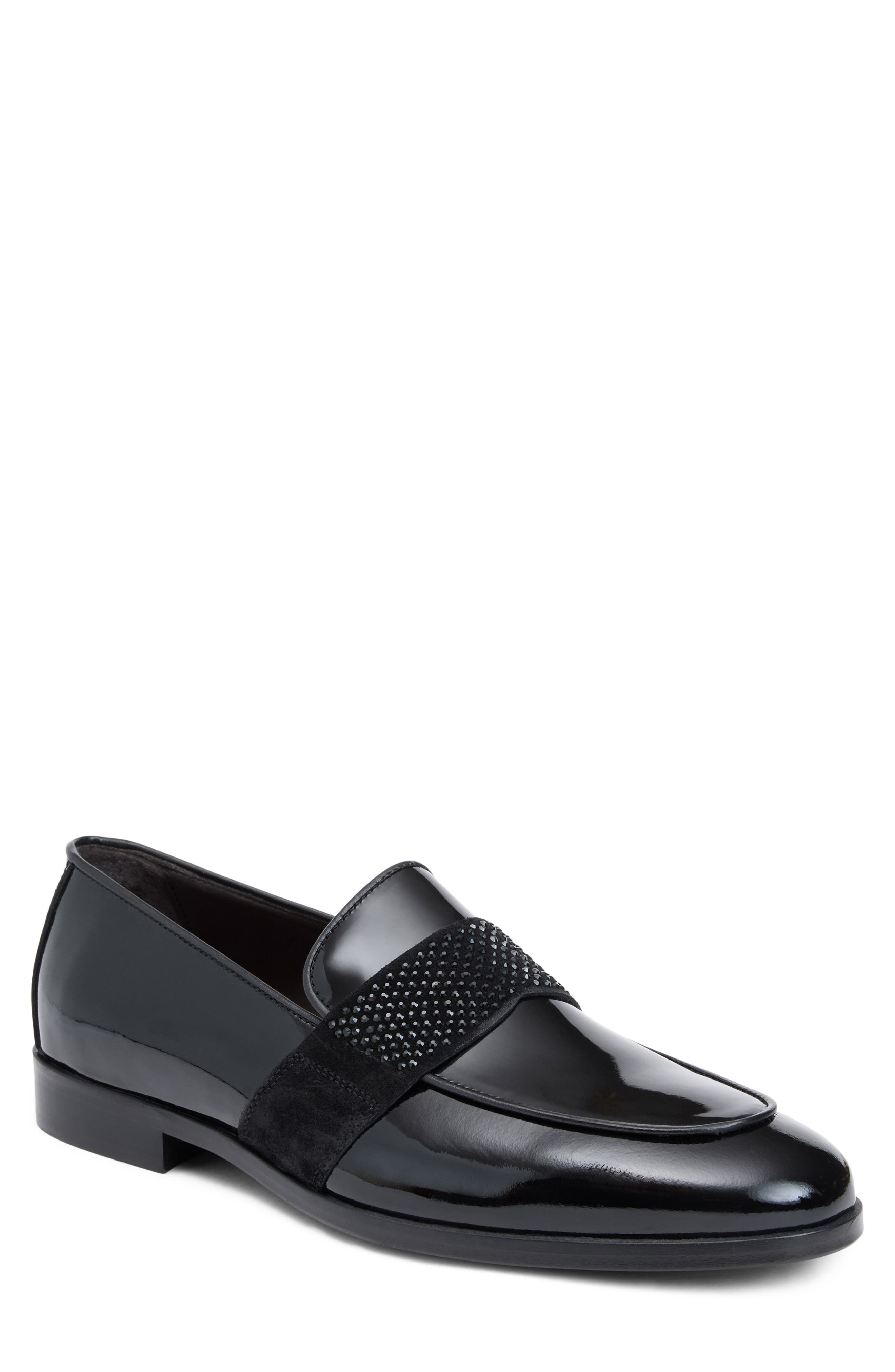 Howard Leather Loafer, Main, color, BLACK PATENT