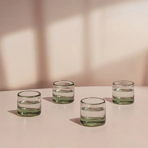 Meso Goods Ana Clear Short Glass In Clear