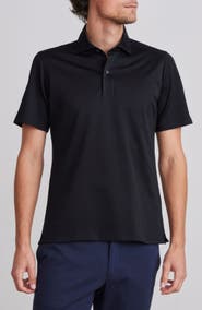 Emanuel Berg Textured Luxe Polo