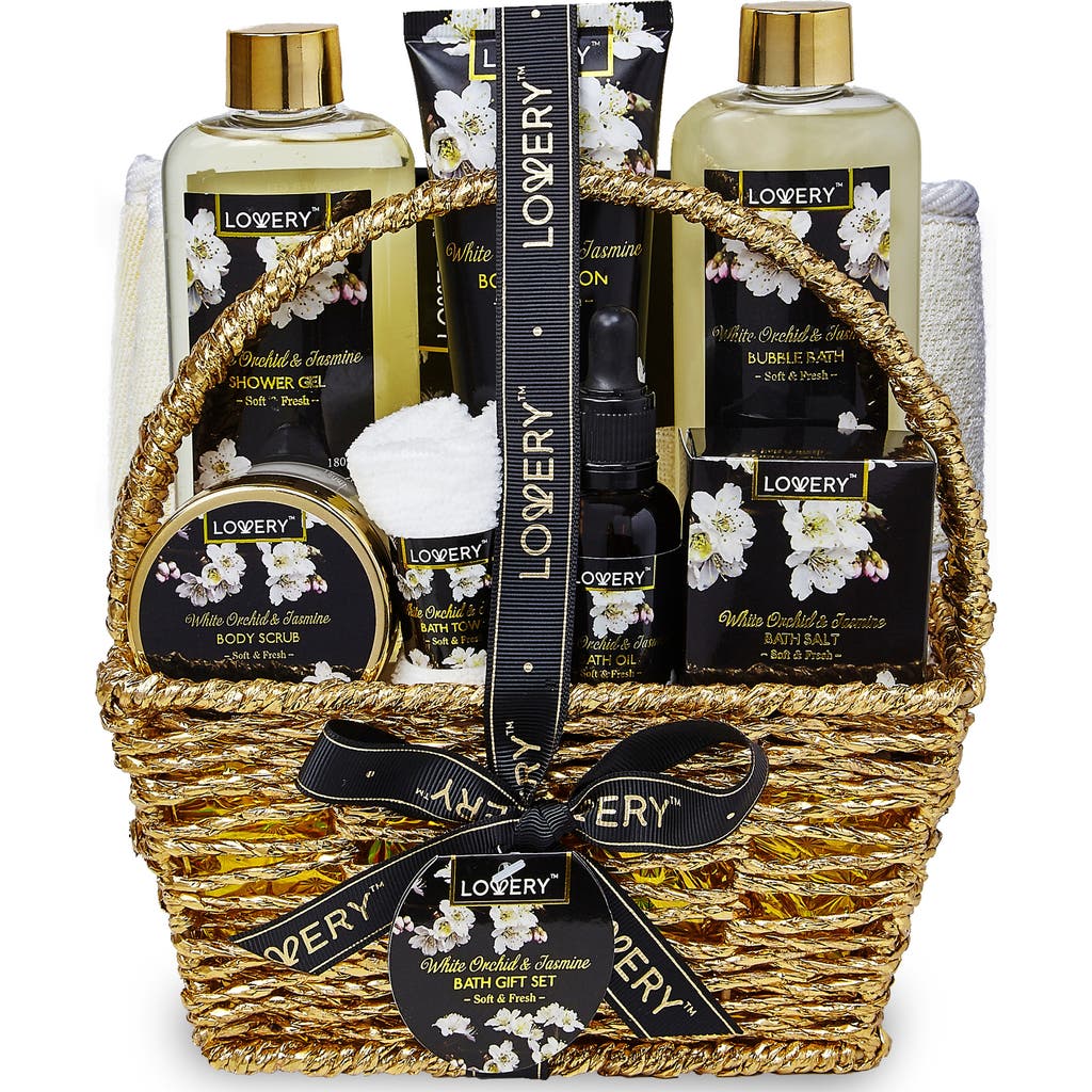Lovery Home Spa Orchid Jasmine Body Care Gift Set, 9 Piece In Multi