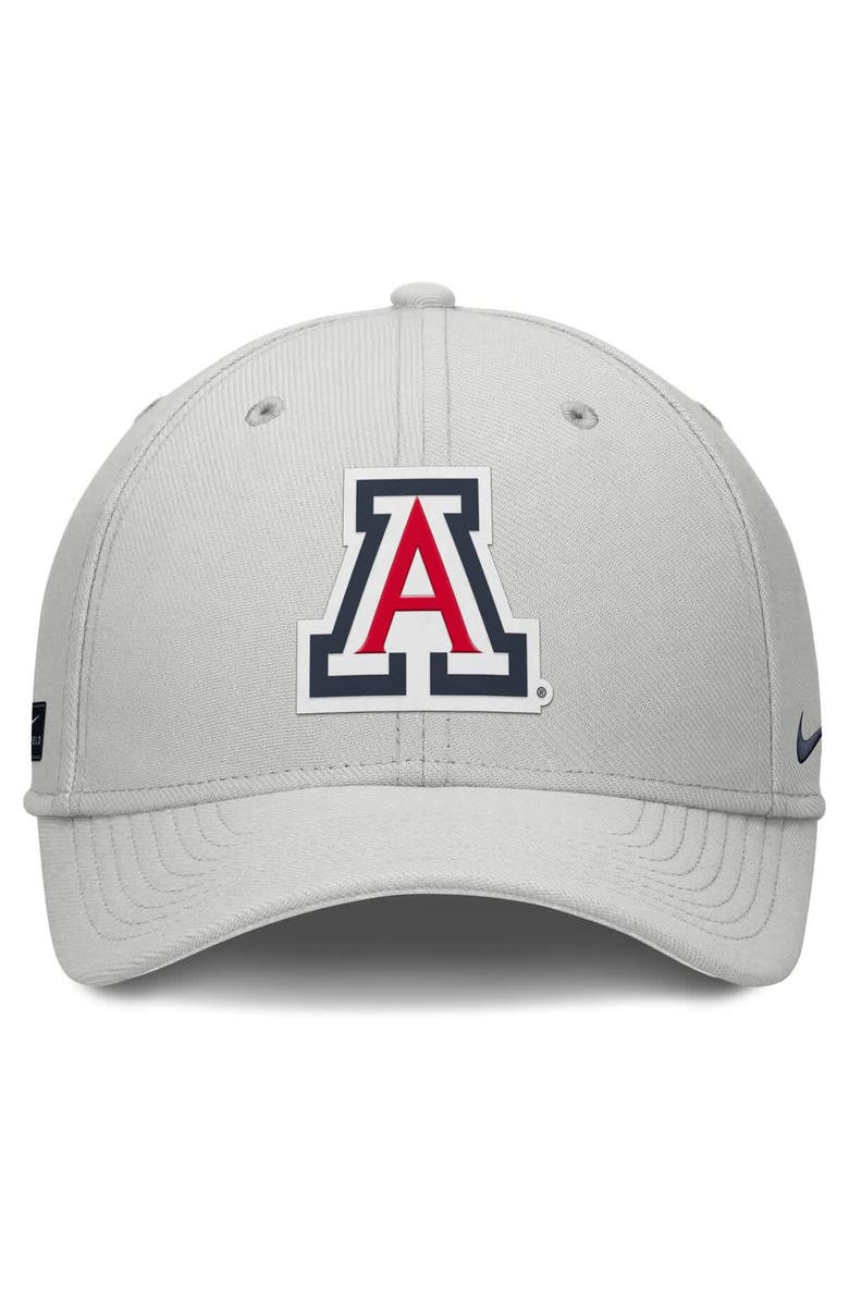 Nike Men's Nike  Gray Arizona Wildcats Rise Practice Performance Adjustable Hat, Alternate, color, 