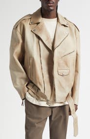 Golden Goose Gender Inclusive Journey Leather Jacket