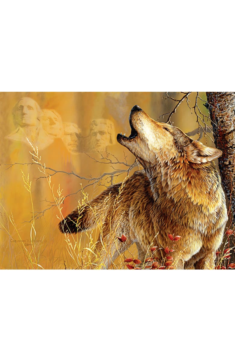 Sunsout Rushmore Wolf 500 piece Jigsaw Puzzle for Adults, Alternate, color, Multicolor