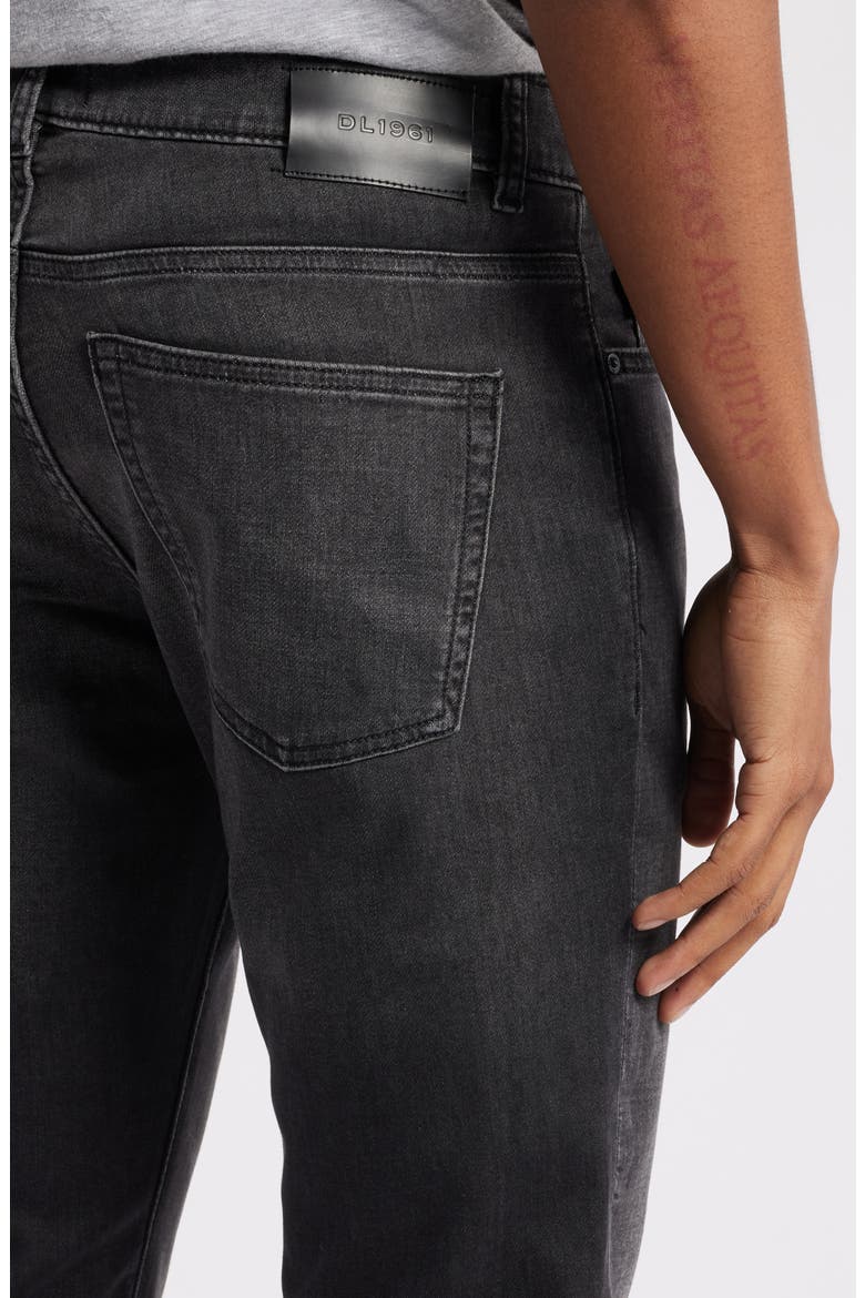 Nick DL Ultimate Knit Slim Jeans, Alternate, color, WASHED BLACK KNIT