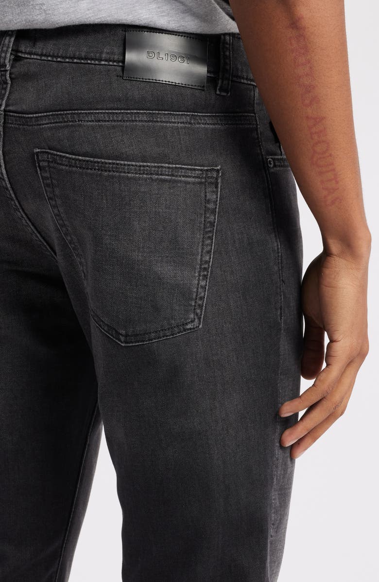 DL1961 Nick Slim Fit Jeans, Alternate, color, Washed Black Knit