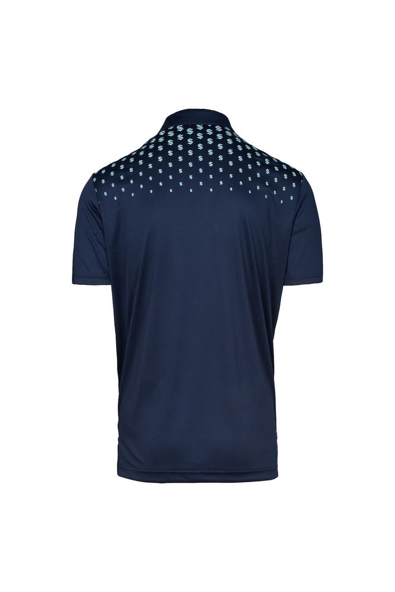 Men's Levelwear Navy Seattle Kraken NHL x PGA Original Polo, Alternate, color, Navy
