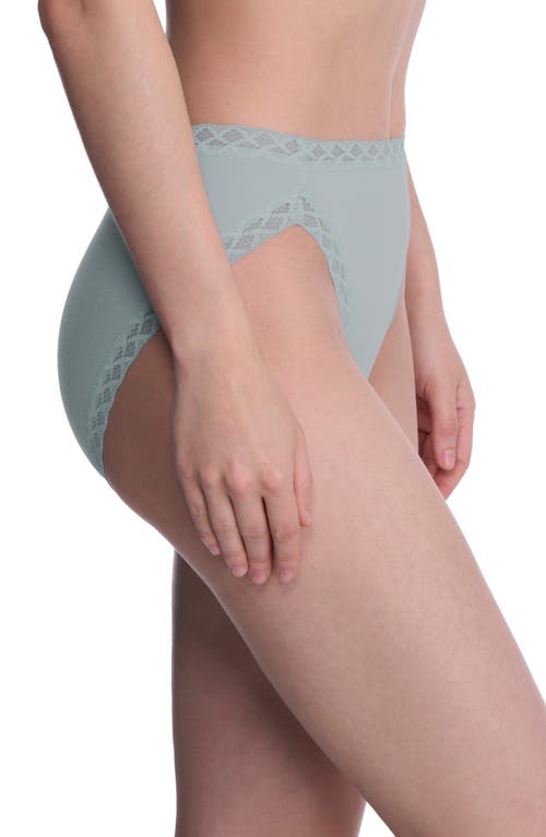 Natori Bliss Cotton French Cut Briefs In Blue