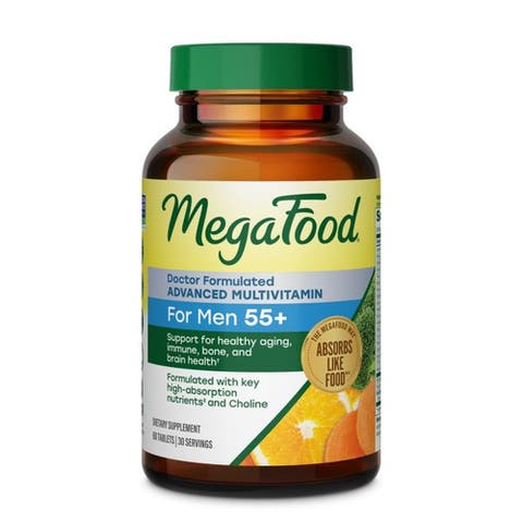Advanced Multivitamin for Men 55+, Doctor Formulated, Vegetarian, 60 Tablets