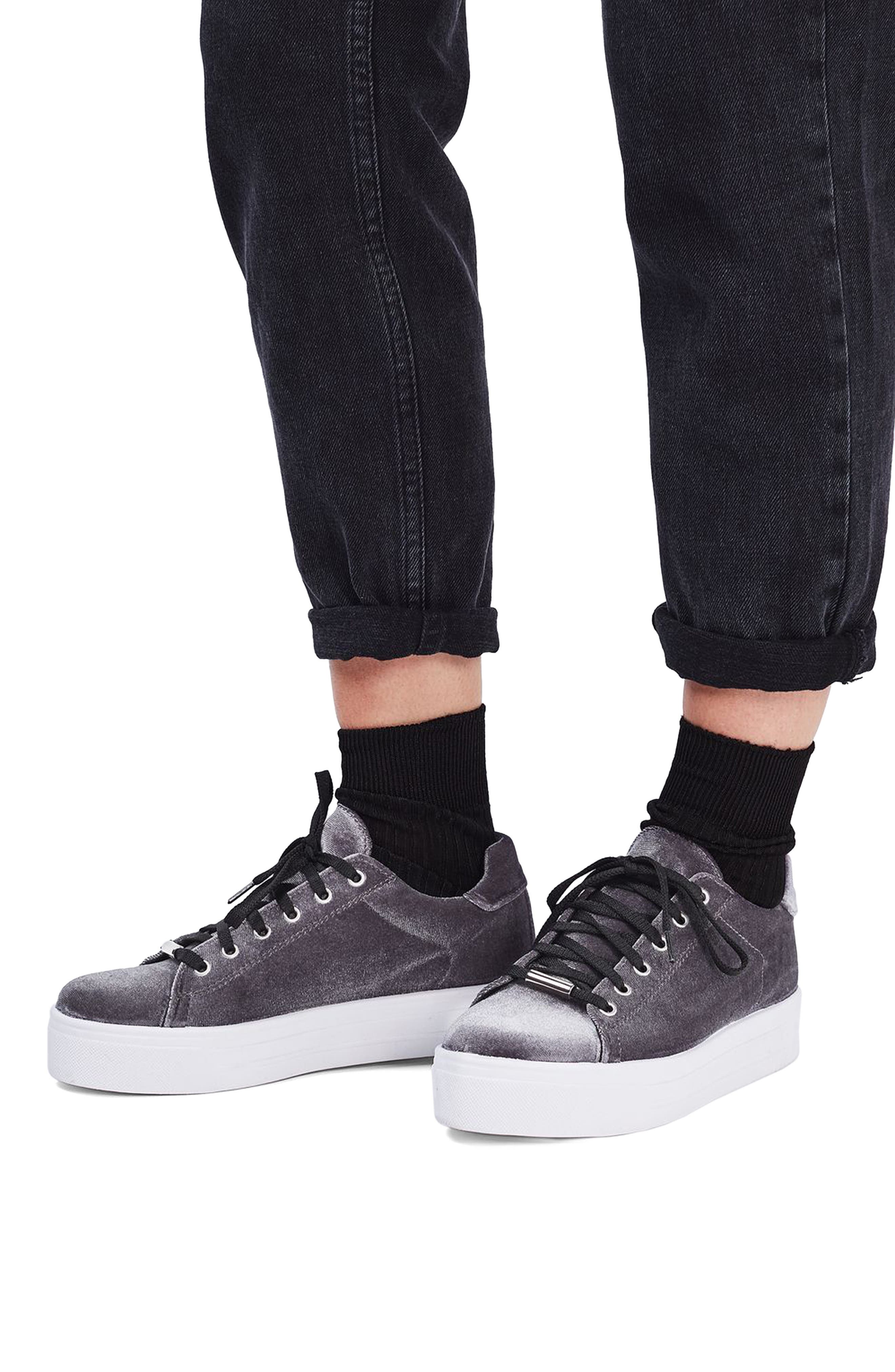 Commander Platform Sneaker, Alternate, color, GREY