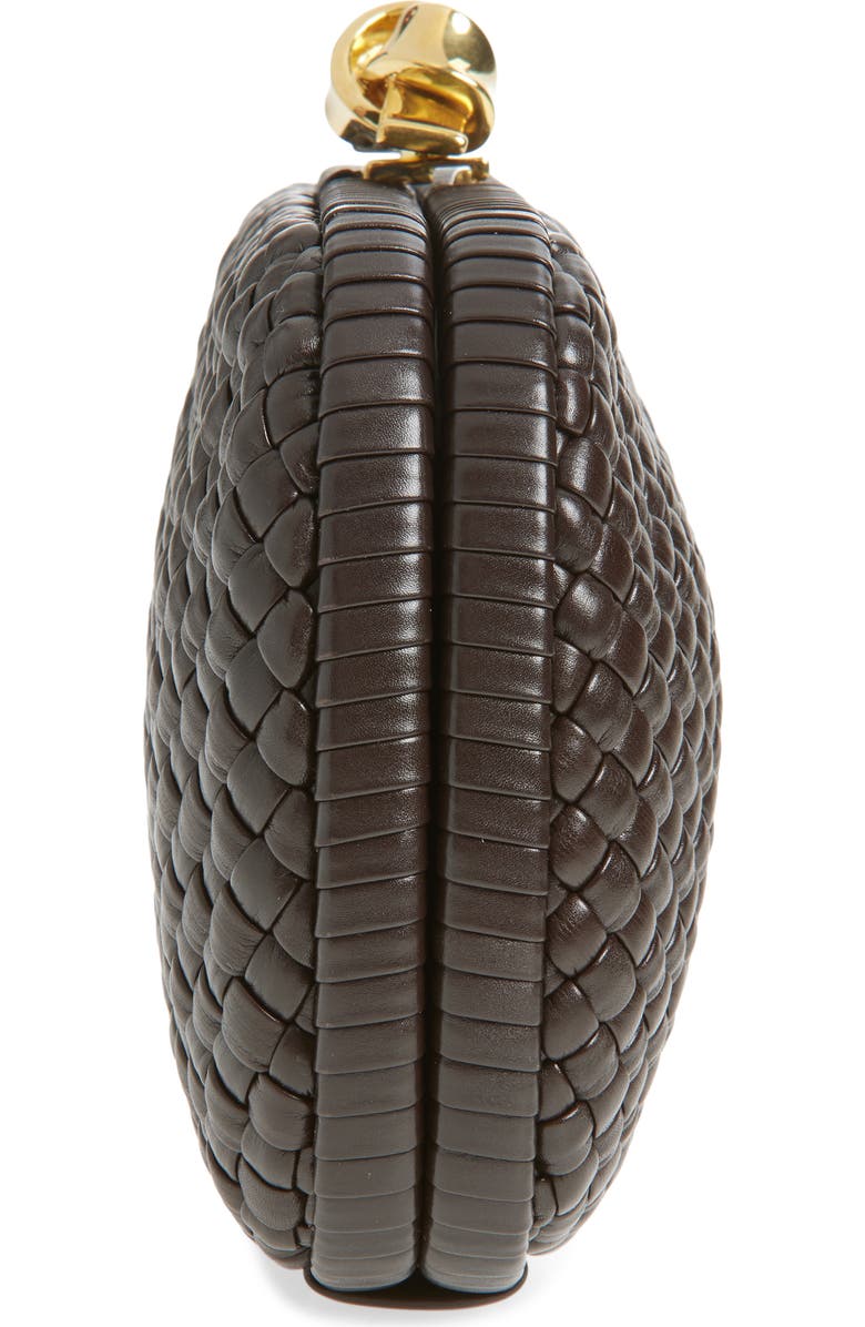 Bottega Veneta Intreccio Minaudière Clutch, Alternate, color, Fondant-Brass V