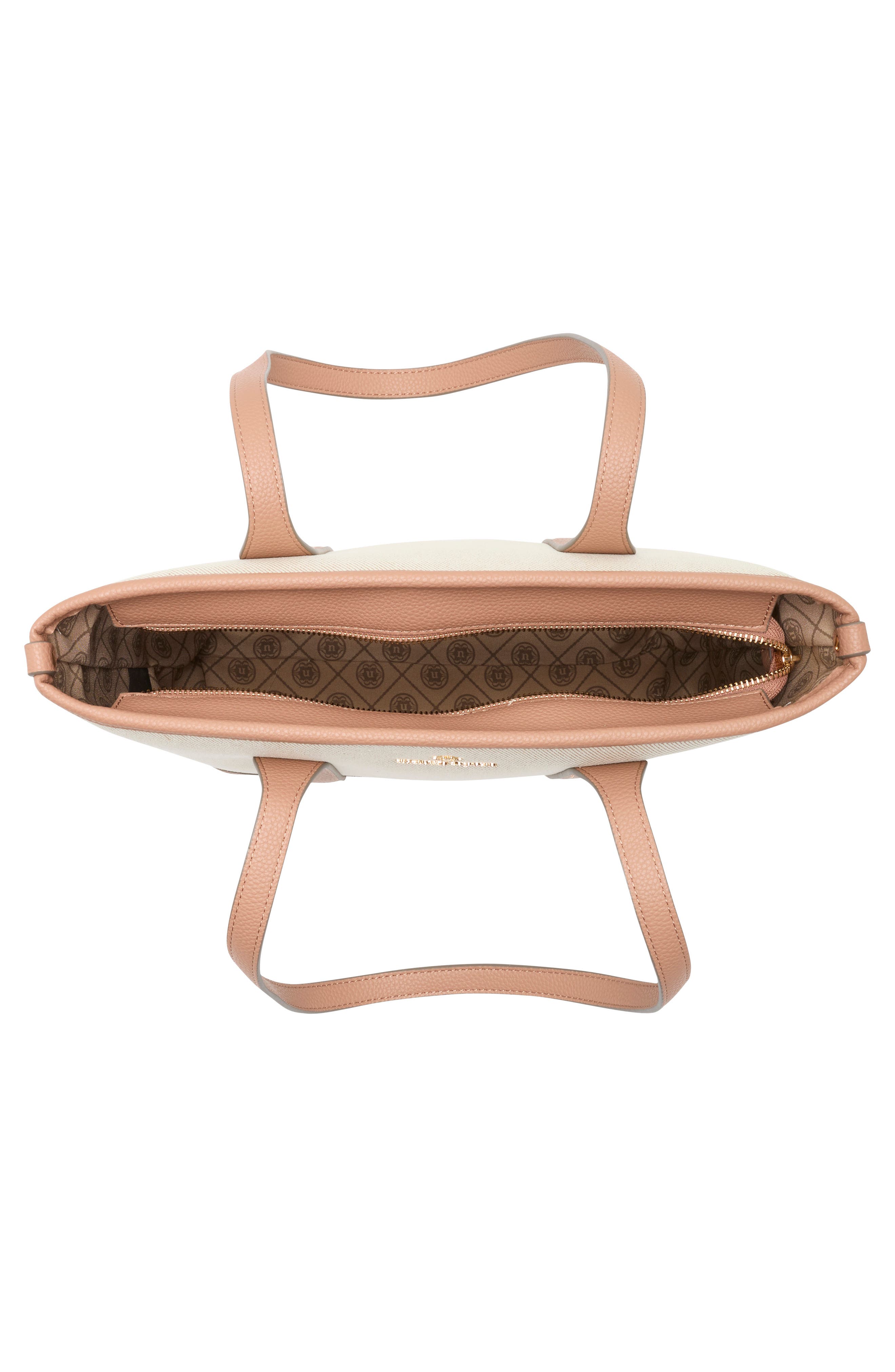 Nanette Lepore Sylas Tote with Wristlet Pouch, Alternate, color, Natural - Mocha Mousse