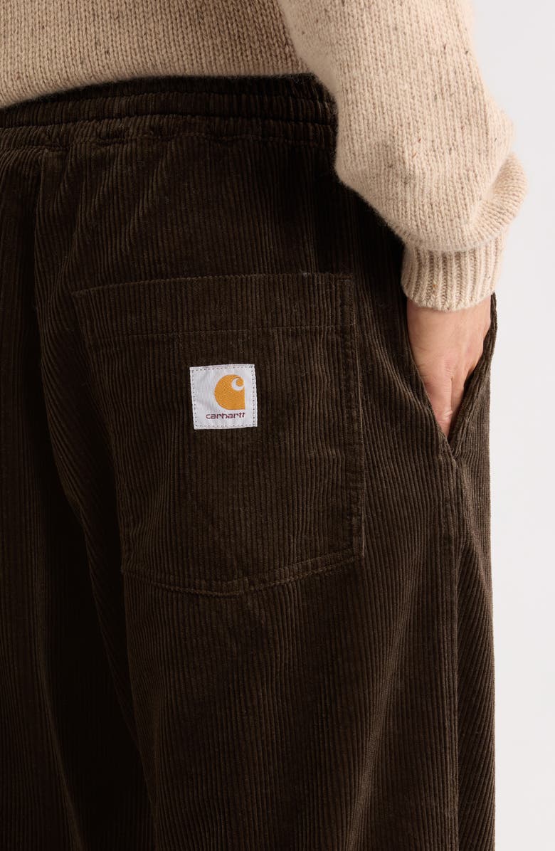 Carhartt Work In Progress Floyde Tie Waist Corduroy Pants, Alternate, color, Tobacco Rinsed