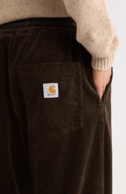 Carhartt Work In Progress Floyde Tie Waist Corduroy Pants In Black