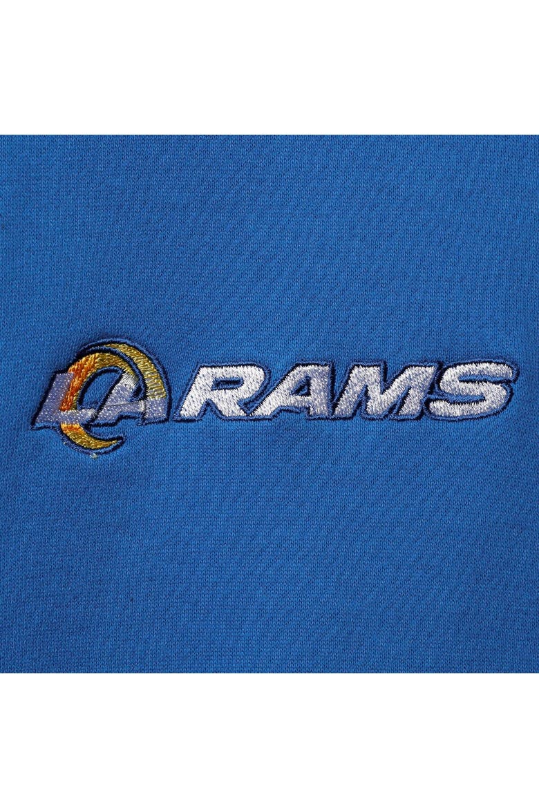 Men's Dunbrooke Royal Los Angeles Rams Craftsman Thermal-Lined Full-Zip Hoodie, Alternate, color, Royal