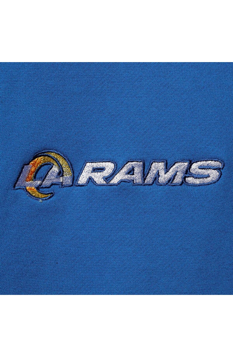 DUNBROOKE Men's Dunbrooke Royal Los Angeles Rams Craftsman Thermal-Lined Full-Zip Hoodie, Alternate, color, Royal