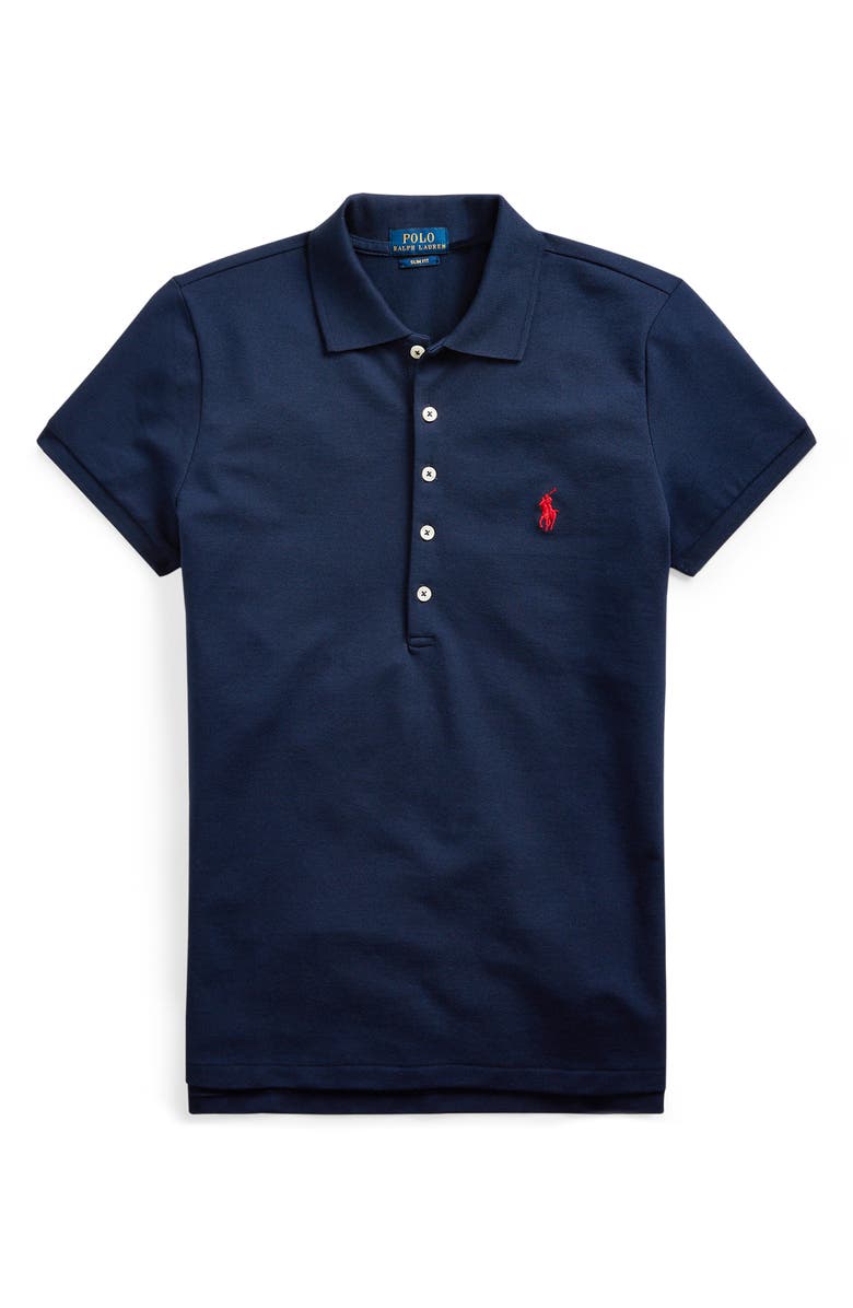 Polo Ralph Lauren Julie Cotton Polo, Alternate, color,
