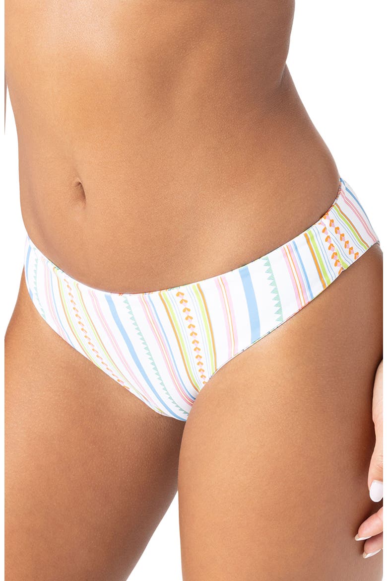 North Shore Reversible Hipster Bikini Bottoms, Main, color, WHITE MULTI