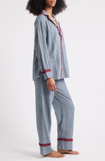 Antonia Gingham Organic Cotton Pajamas