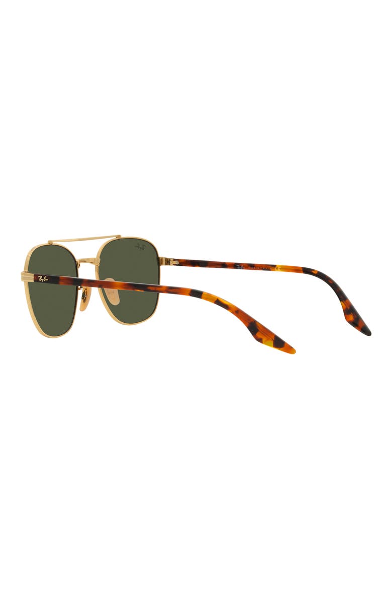 55mm Square Sunglasses, Alternate, color, GOLD FLASH