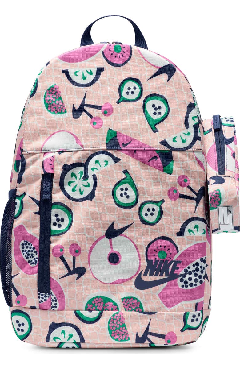 Nike Kids' Elemental Backpack with Detachable Pouch, Main, color, Washed Coral/ Midnight Navy