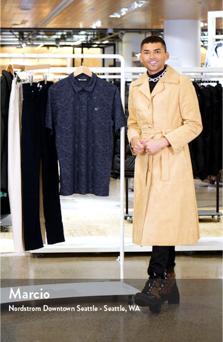 Monstera Print Piqué Polo, sales video thumbnail