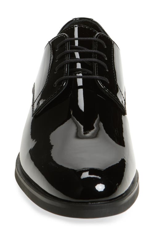 Nordstrom Emmett Plain Toe Derby In Black Patent