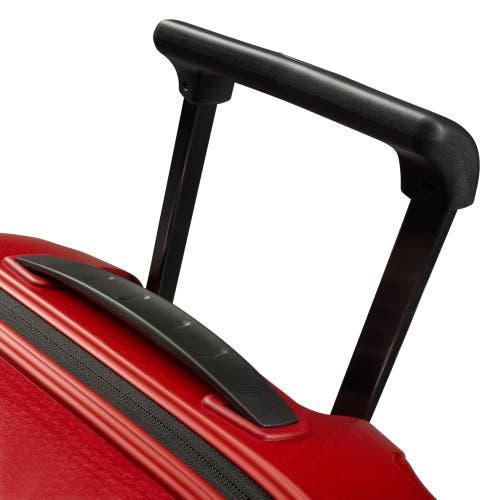 Samsonite C-lite Hardside 33-inch Extra Large Checked Spinner Luggage In Chili Red