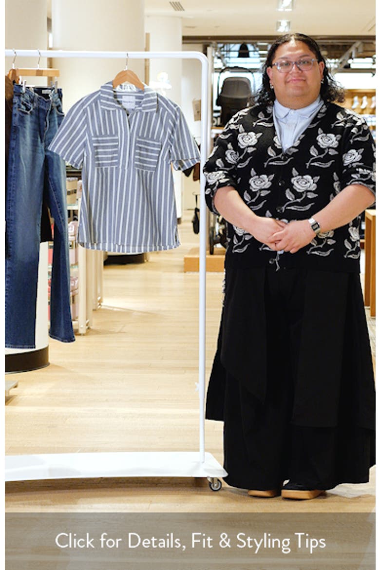 Chambray Stripe Utility Shirt video
