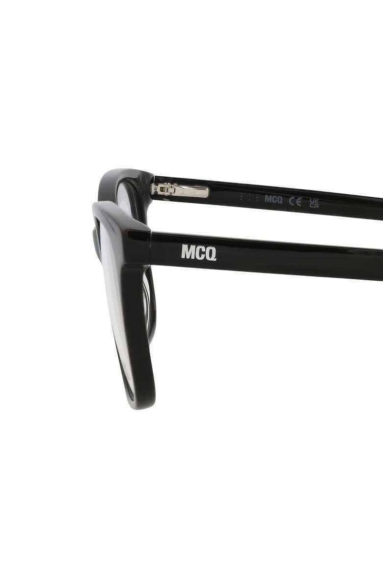 McQueen 53mm Square Optical Glasses, Alternate, color,