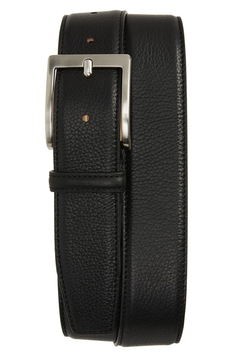 TO BOOT NEW YORK Leather Belt, Main, color, Bott Black