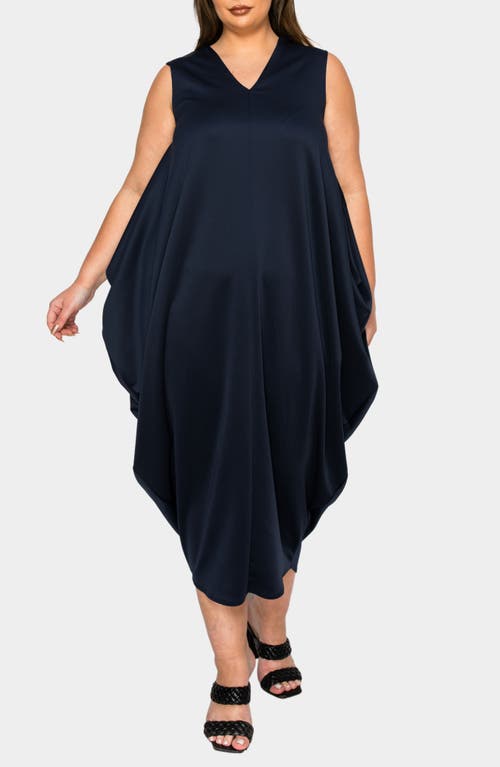 L I V D Clover Sleeveless Dress In Blue