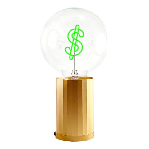 Dollar Sign Portable Table Lamp