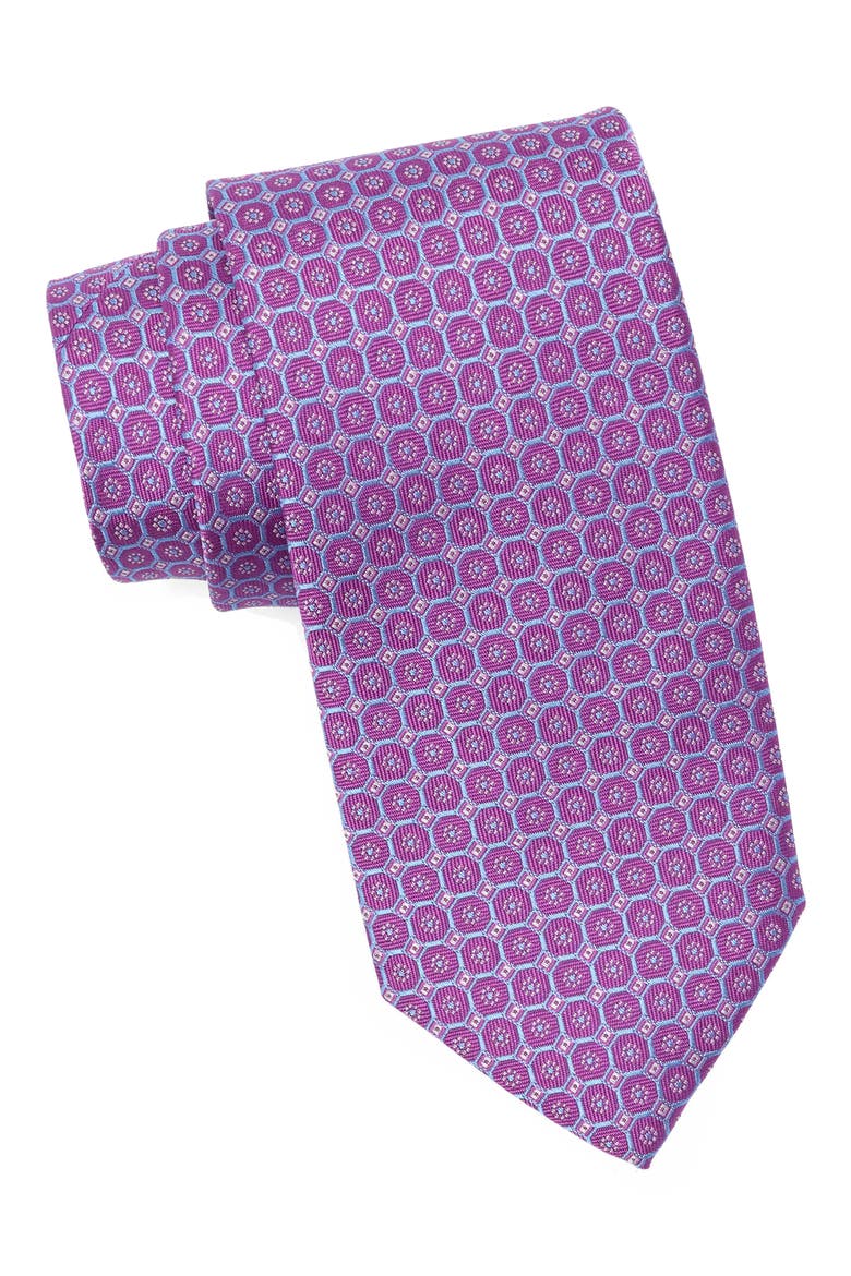 David Donahue Neat Silk Tie (Men) | Nordstromrack