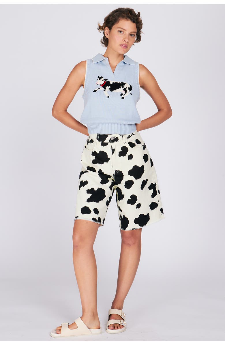 RACHEL ANTONOFF Morty Short, Alternate, color, Moo Classic