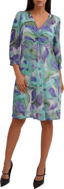 SUNNY LEIGH Mesh Twist Front Dress